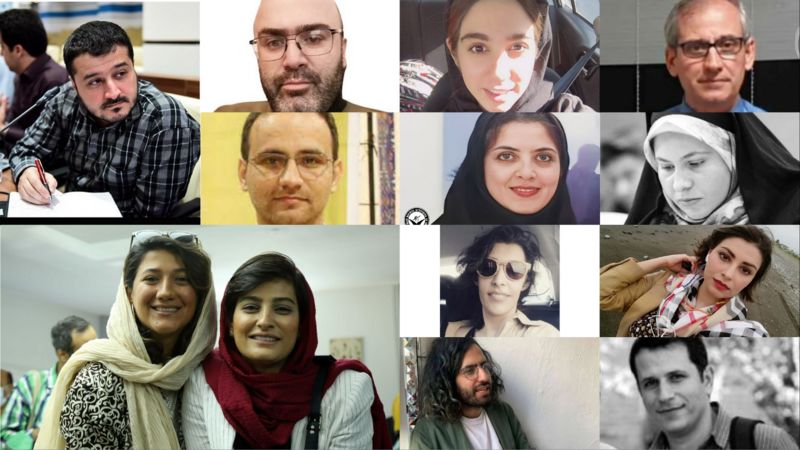 درخواست آزادی ۱۵ روزنامه‌نگار زندانی در ایران در آستانه نوروز